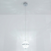 LED підвіс сферичний срібло 14 Вт кришталь 5030/1CH