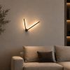 Регульоване лінійне Led бра у чорному корпусі на три режими W903/2 BK