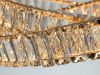 Підвісна кришталева золота LED люстра Ø 60 см D8875/600G