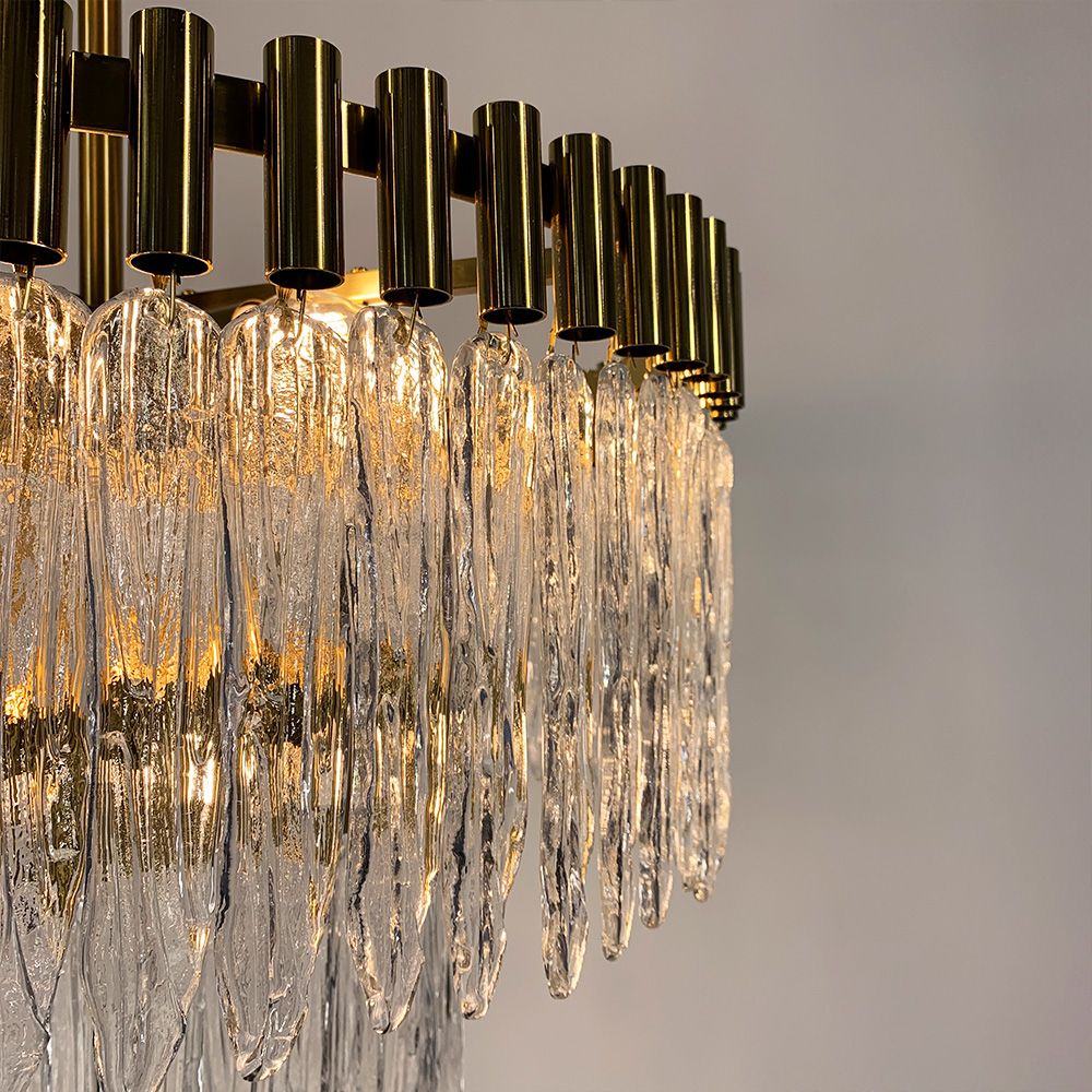 Люстра кришталева CRYSTAL ICICLE на 9 ламп MJ 187-600 AB