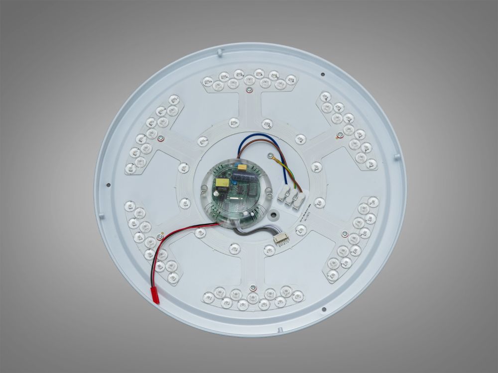 Музична світлодіодна люстра з пультом + блютуз колонка Ø 37 см DB-8309/400RGB+MP3+TUYA