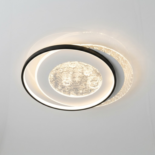 Світильник світлодіодний чорно-білий 2570-C 90 W  Ø 53*45 см