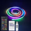 Гнучка вологостійка світлодіодна стрічка DYVOSVIT RGB 10W 5 м IP65