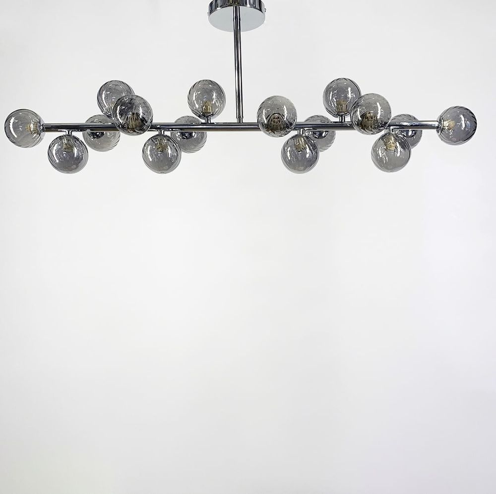 Видовжена модель із серії Arte Lamp Bolla MJ17L CH+GR  Ø 100 см