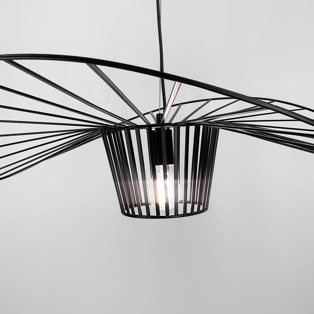 Підвісна LED люстраVERTIGO NOVA MJ 192-800 BK у чорному корпусі