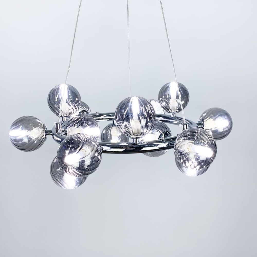 Підвісна люстра в хромі Arte Lamp Bolla MJ17-600 CH+GR
