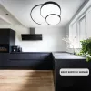 Світлодіодна люстра з пультом ECONOMICO 60W чорна