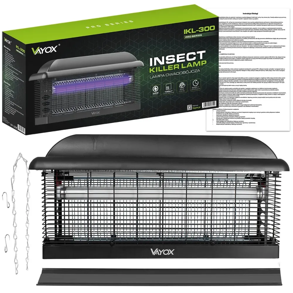 Знищувач комах до 120 м2 VAYOX IKL-300