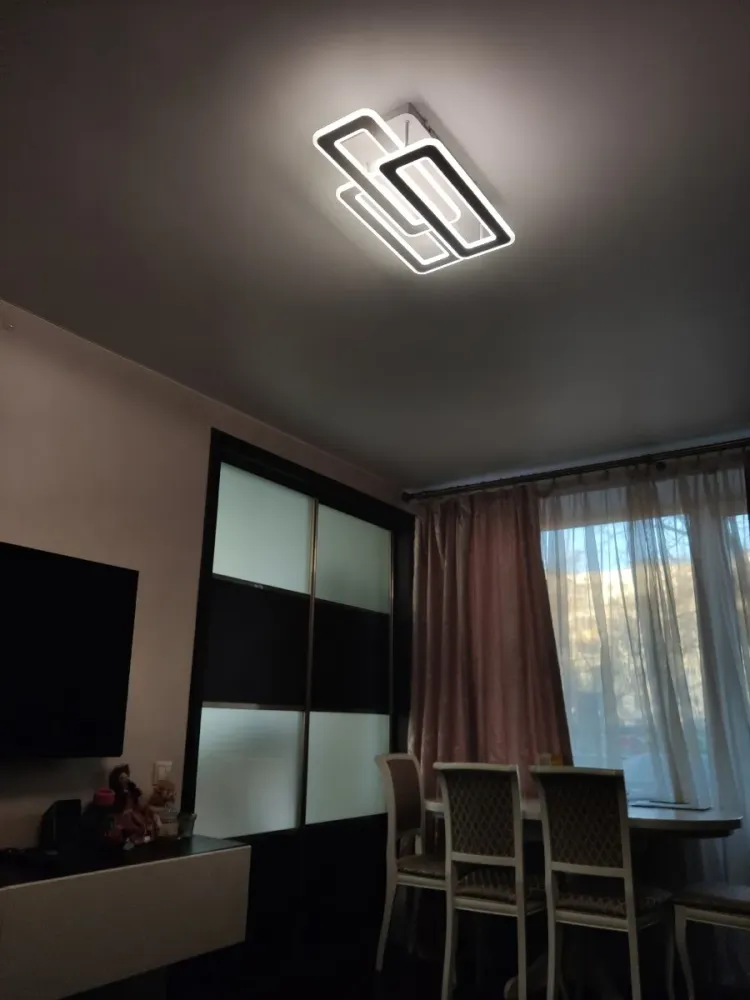 Світлодіодна люстра з пультом та мобільним додатком TRIPLEX DOUBLE 110W