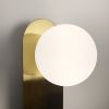 Настінний світильник - бра ARCOLA із вимикачем на копрусі латунь