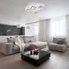 Люстра світлодіодна з пультом та додатком для телефону OVAL ICE RGB 75W