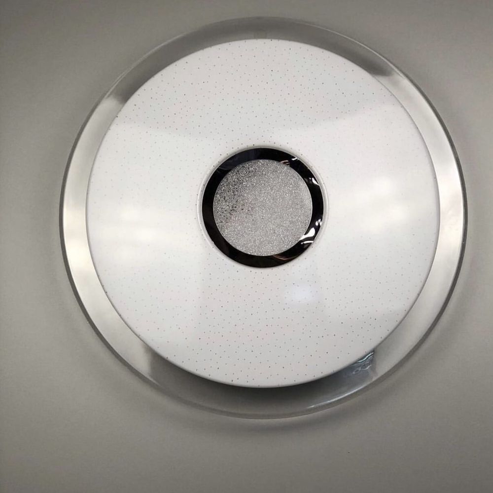 LED смарт світильник з пультом W 71189 dimmer круг 54W