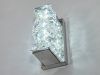 Унікальний настінний кришталевий LED світильник, 15W, срібний F3820-120x260