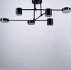 Стельова LED люстра на 6 плафонів
