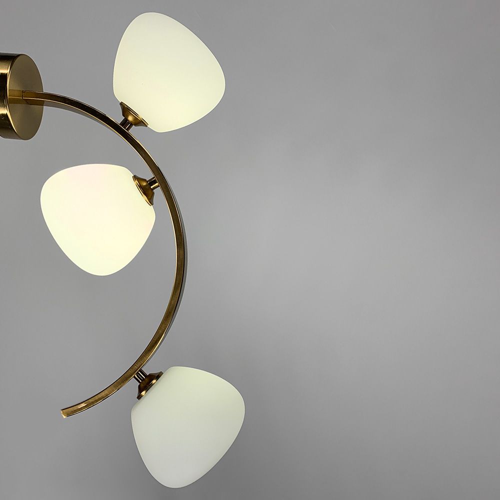Настінний світильник -  бра  MODERN FLORAL ARCH латунному  кольору