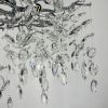 Вишукана срібна люстра DIAMINA з кришталевим камінням  50 см