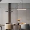 Дизайнерська люстра LED у видовженому корпусі 120 см 4000К
