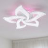 Люстра стельова світлодіодна біла з пультом RGB ELLA 65W Ø 52 см