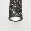 Підвісний сірий бетонний світильник TERRAZZO CYLINDER LONG