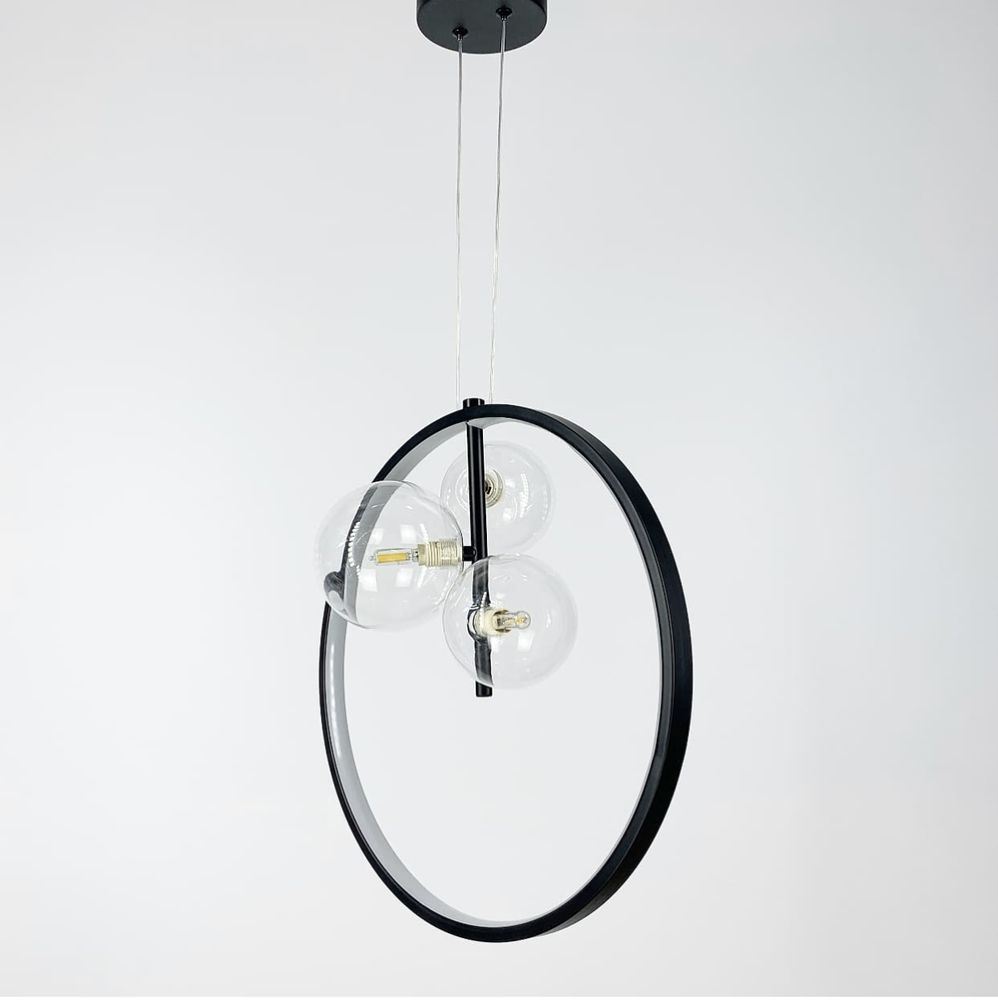 Мінімалістичний світильник Bubi Black