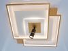 Світильник світлодіодний золотий 5533WH+G dimmer 70W Ø 51 см