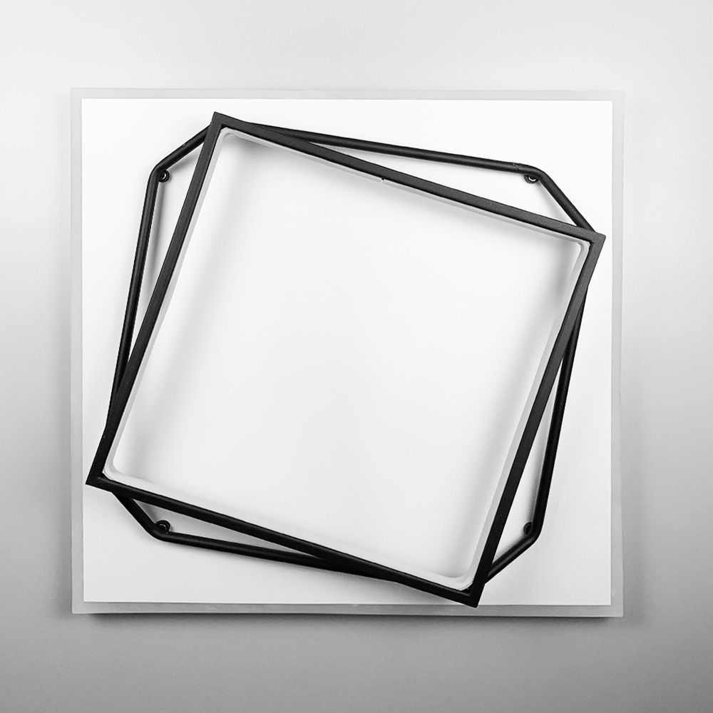 Стельова світлодіодна люстра квадрат SQUARE 73w