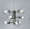 Ексклюзивна люстра в трендовому кольорі корпусу Satin Nickel