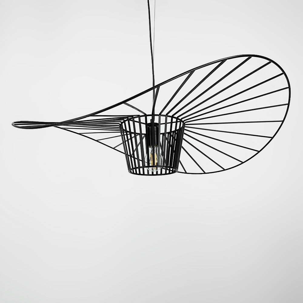 Підвісна LED люстраVERTIGO NOVA MJ 192-800 BK у чорному корпусі