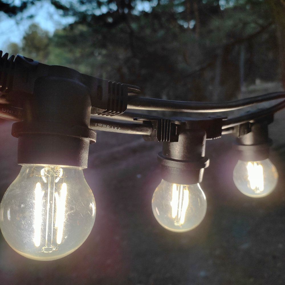 Led лампа FILAMENT  G45  2W, цоколь E27, температура 4100K