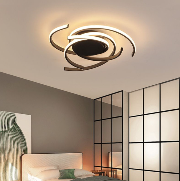 Led люстра з пультом керування Ø 55 см 2557BK dimmer на 3 режими освітлення