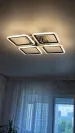Люстра світлодіодна з пультом та додатком для телефону Room RGB 70W 4S чорна