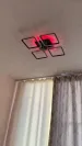 Люстра світлодіодна з пультом та додатком для телефону Room RGB 70W 4S чорна