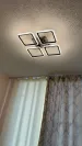 Люстра світлодіодна з пультом та додатком для телефону Room RGB 70W 4S чорна