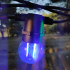 Led лампа FILAMENT  G45  2W, цоколь E27, синій