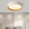 LED Світильник AL5087ARD ALMOND Ø 39 см 60Вт білий дерево метал