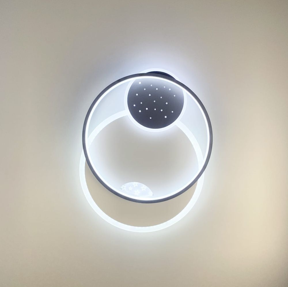 Неймовірний стельовий LED-світильник з подвійним кільцем MJ 45-500