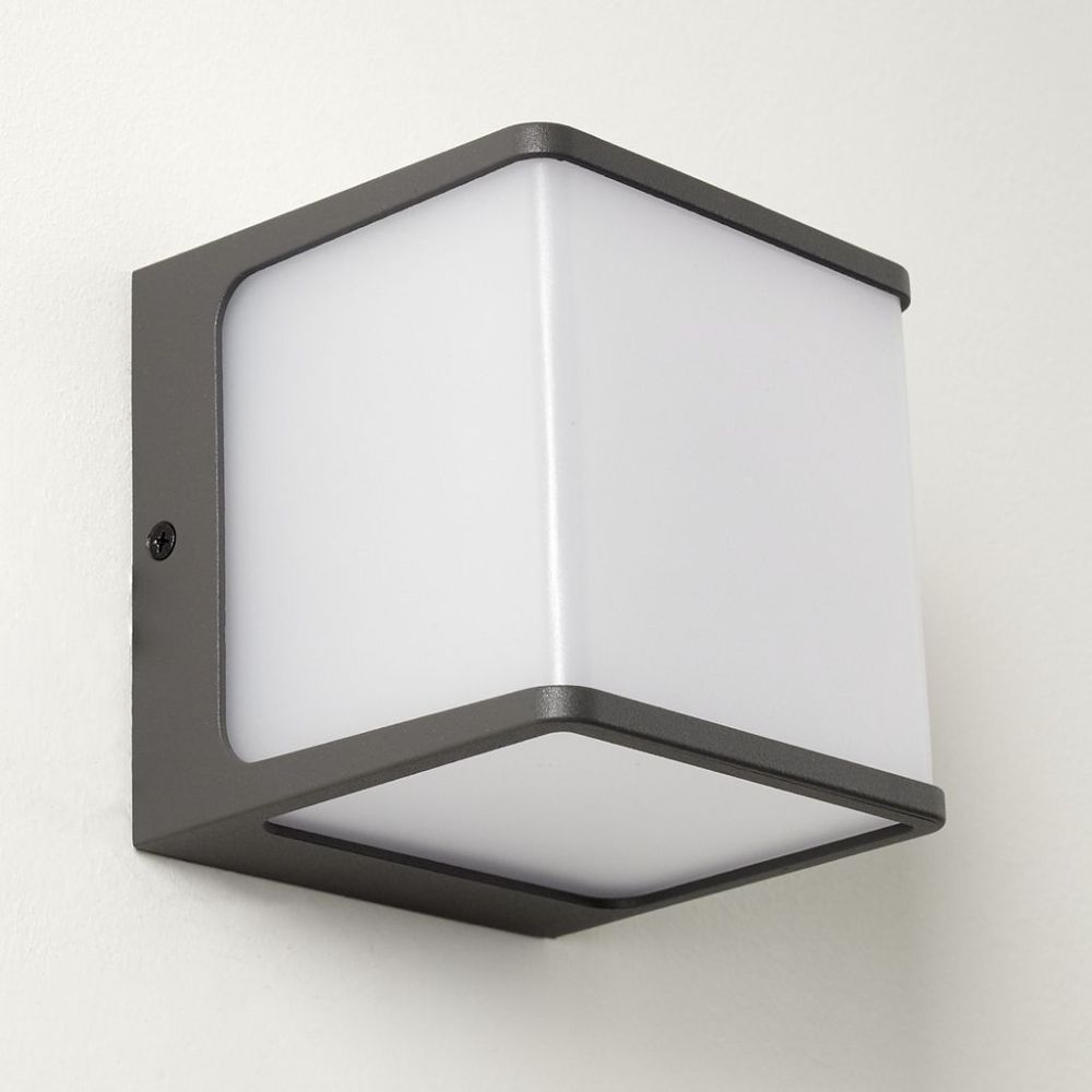 Світильник фасадний вуличний LED архітектурний світильник CUBE 8W 4200K IP65 чорний