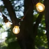 Вулична гірлянда 10 метрів на 10 ламп E27 чорна