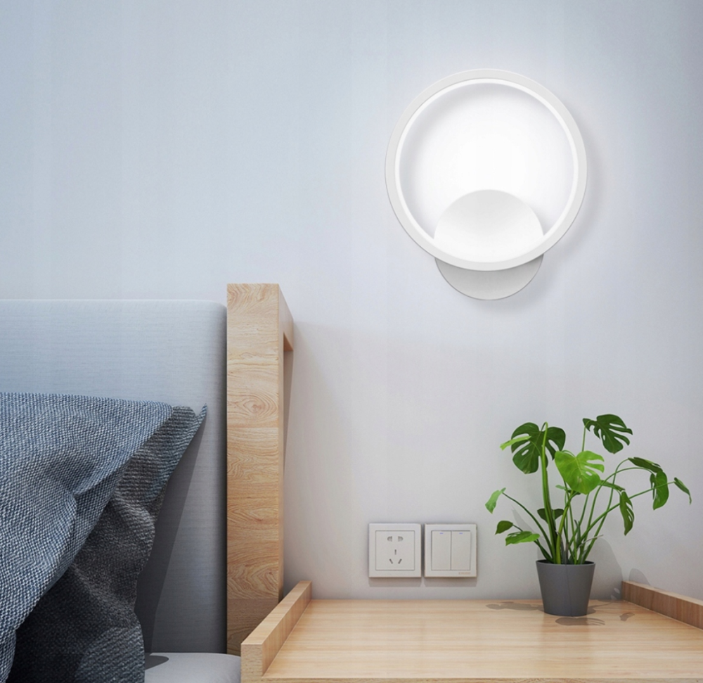 Світильник круглий LED настінний, бра ORION 18W R білий