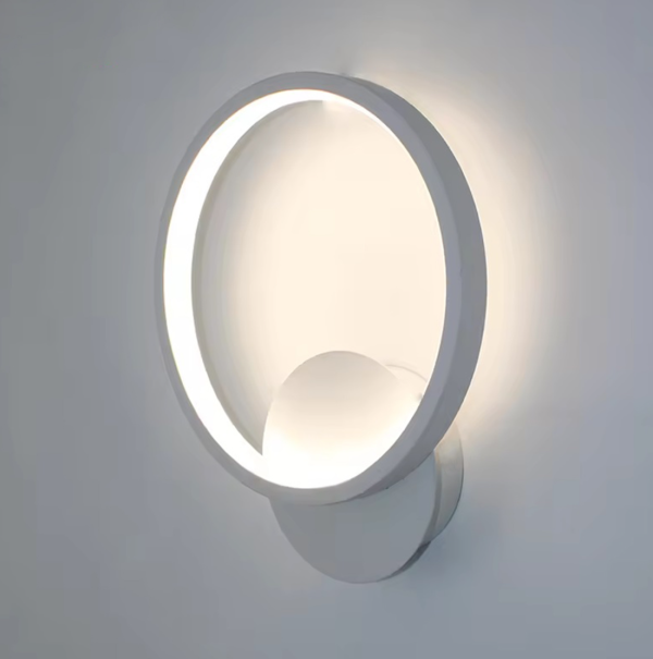 Світильник круглий LED настінний, бра ORION 18W R білий