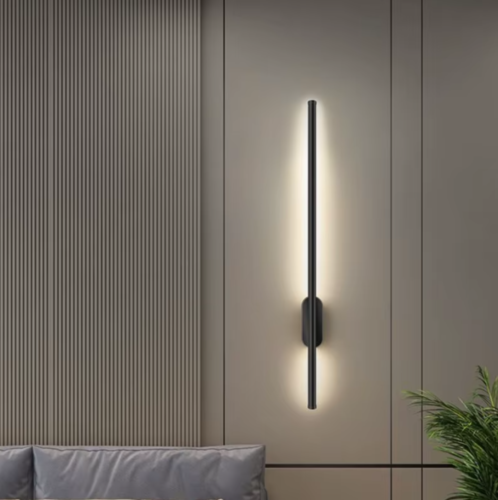 LED настінний світильник 62 см SALDA-10 10W 4200K IP20 чорний