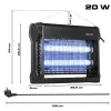 Електричний знищувач комах до 70 м2 VAYOX IKL-20W Польща