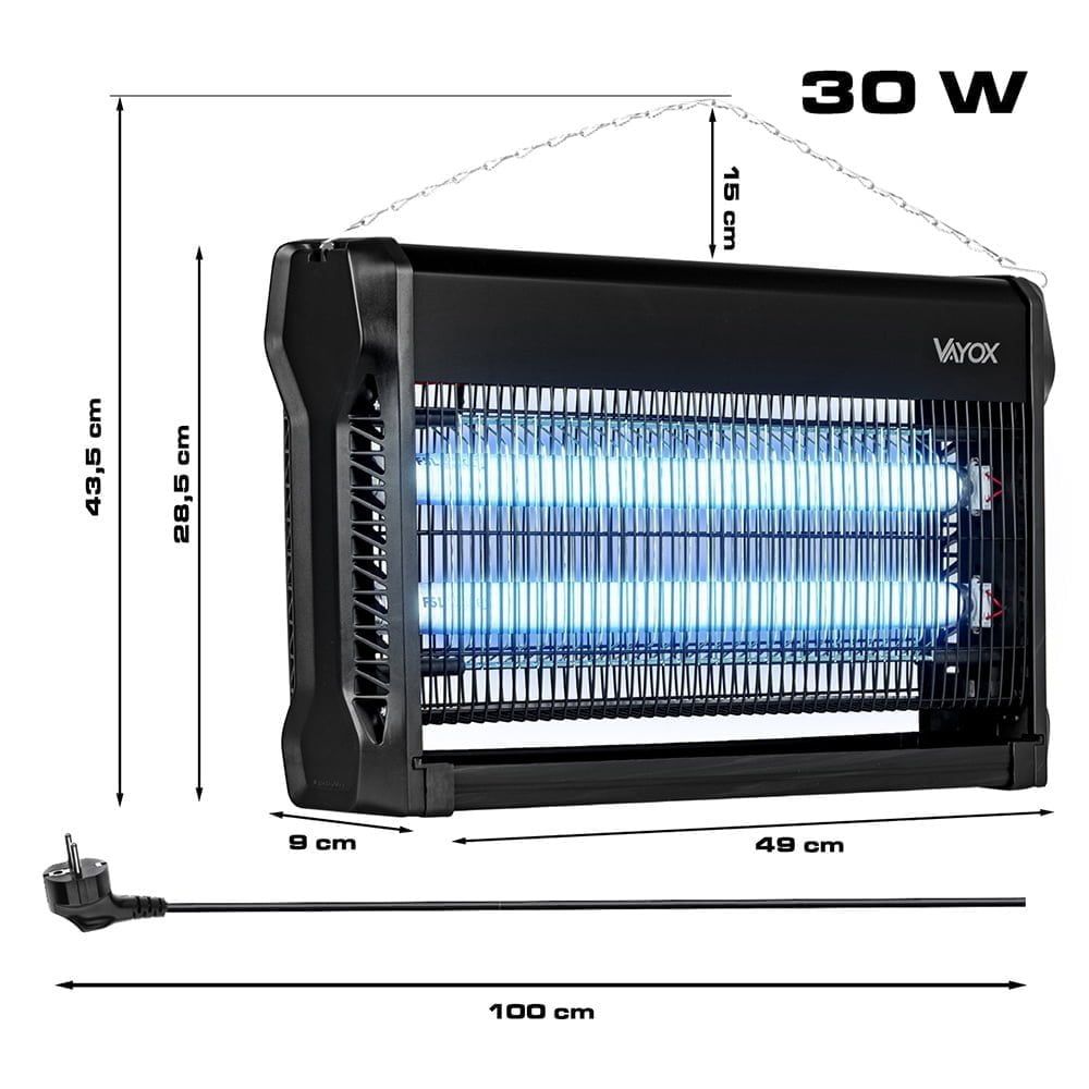 Знищувач комах до 100 м2 VAYOX IKL-30W Польща