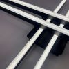 Стельова видовжена люстра ROVENA 75W 4L BLACK з пультом та мобільним додатком Ø 85 см