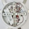 LED люстра з кольоровою підсвіткою ICEBERG ROUND RGB 60W 3R WHITE/ICE