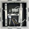 Люстра стельова світлодіодна з пультом HUGO 110W 4L BLACK