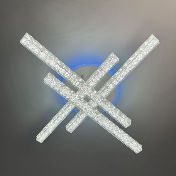 LED люстра з кольоровою підсвіткою ICEBERG LINE RGB 60W 4L WHITE/ICE
