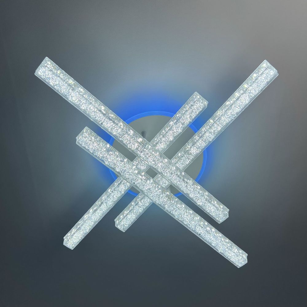 LED люстра з кольоровою підсвіткою ICEBERG LINE RGB 60W 4L WHITE/ICE