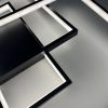 Світлодіодна люстра з пультом CALLISTA 100W 3S чорна
