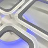 Люстра світлодіодна з пультом OVAL RGB 60W 4S1R біла